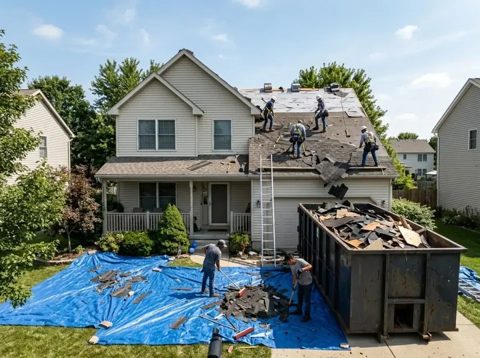 roof-replacement-debris-remova-004 — frequently asked questions, Cheapest Dumpster Rentals in Lombard, IL